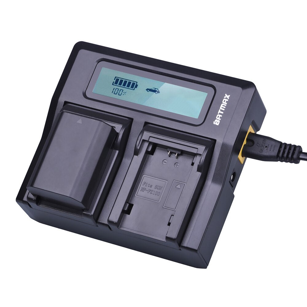 Chargeur rapide Batmax haute qualité pour batterie NP-FZ100 pour SONY A9, A7RIII, A7III