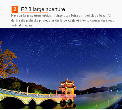 Fisheye 7.5mm F/2.8 pour Fuji, Panasonic, Sony, Canon M