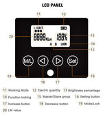 2 Panneaux de 600 LED Samtian TL-600S avec Trépied + batterie + chargeur