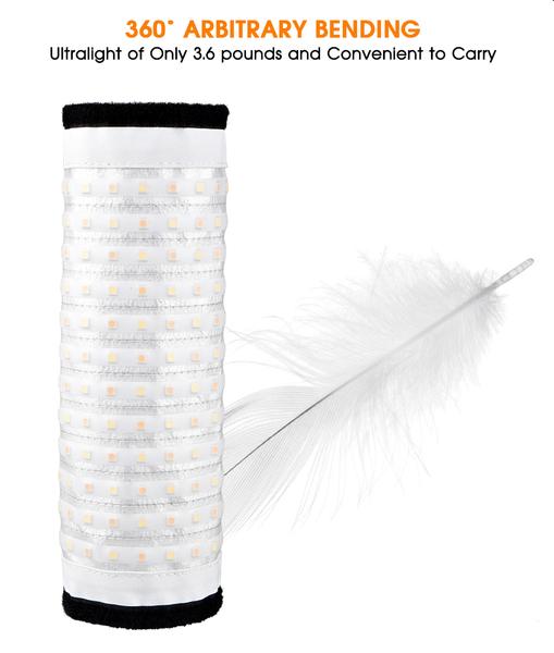 Panneau de 448 LED Samtian FL-3060A modulable + télécommande + diffuseur