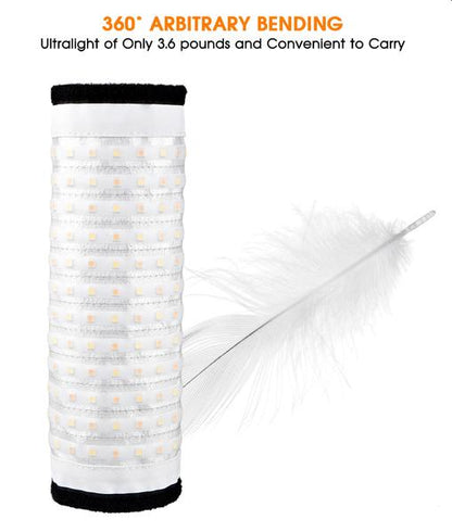 Panneau de 448 LED Samtian FL-3060A modulable + télécommande + diffuseur