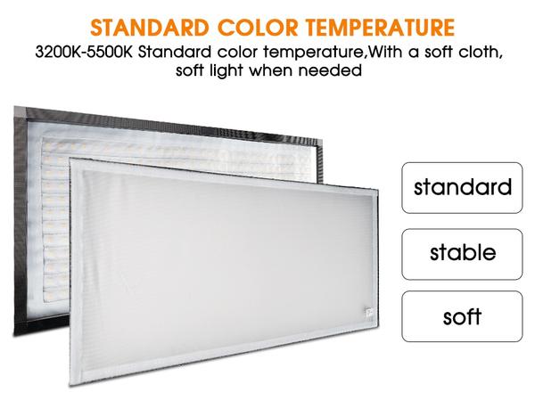 Panneau de 448 LED Samtian FL-3060A modulable + télécommande + diffuseur