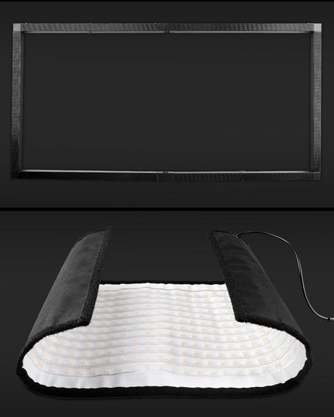 Panneau de 448 LED Samtian FL-3060A modulable + télécommande + diffuseur