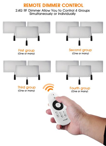 Panneau de 448 LED Samtian FL-3060A modulable + télécommande + diffuseur