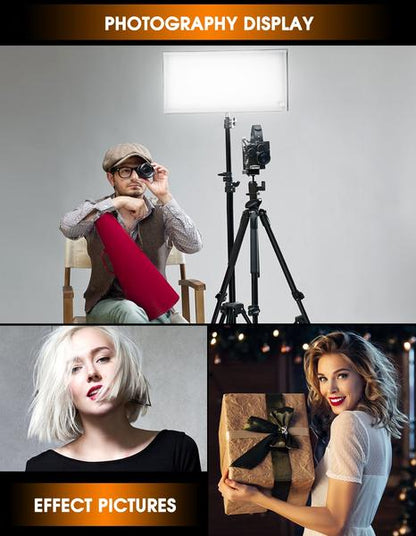 Panneau de 448 LED Samtian FL-3060A modulable + télécommande + diffuseur