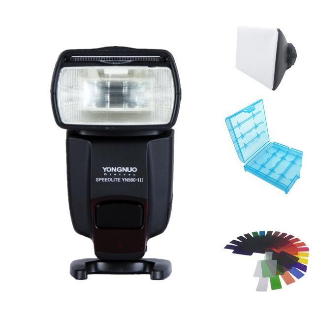 Flash Yongnuo Speedlite YN-560 III pour Canon 400D 600D 70D 6D, Nikon D800 D750...