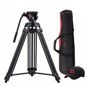 Trépied tripod professionnel Miliboo MTT601A 10kg 153 cm à tête panoramique en fibre de carbone