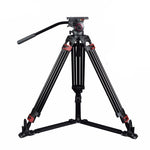 Trépied tripod professionnel Miliboo MTT609B 15kg 170 cm à tête panoramique en fibre de carbone