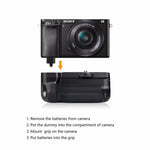 Grip générique professionnel haut de gamme MEIKE MK-A6300 pour Sony A6400 A6300 A6000