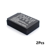 2* Batterie générique PULUZ LP-E12 pour canon 100D M10 M50 M100 KISS X7 Rebel SL1