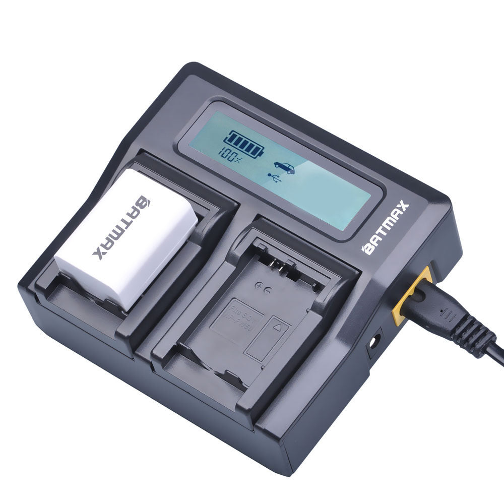 Chargeur Batmax haute qualité pour batterie NP-FW50 pour Sony A37,A5000,A7R,A7rii...