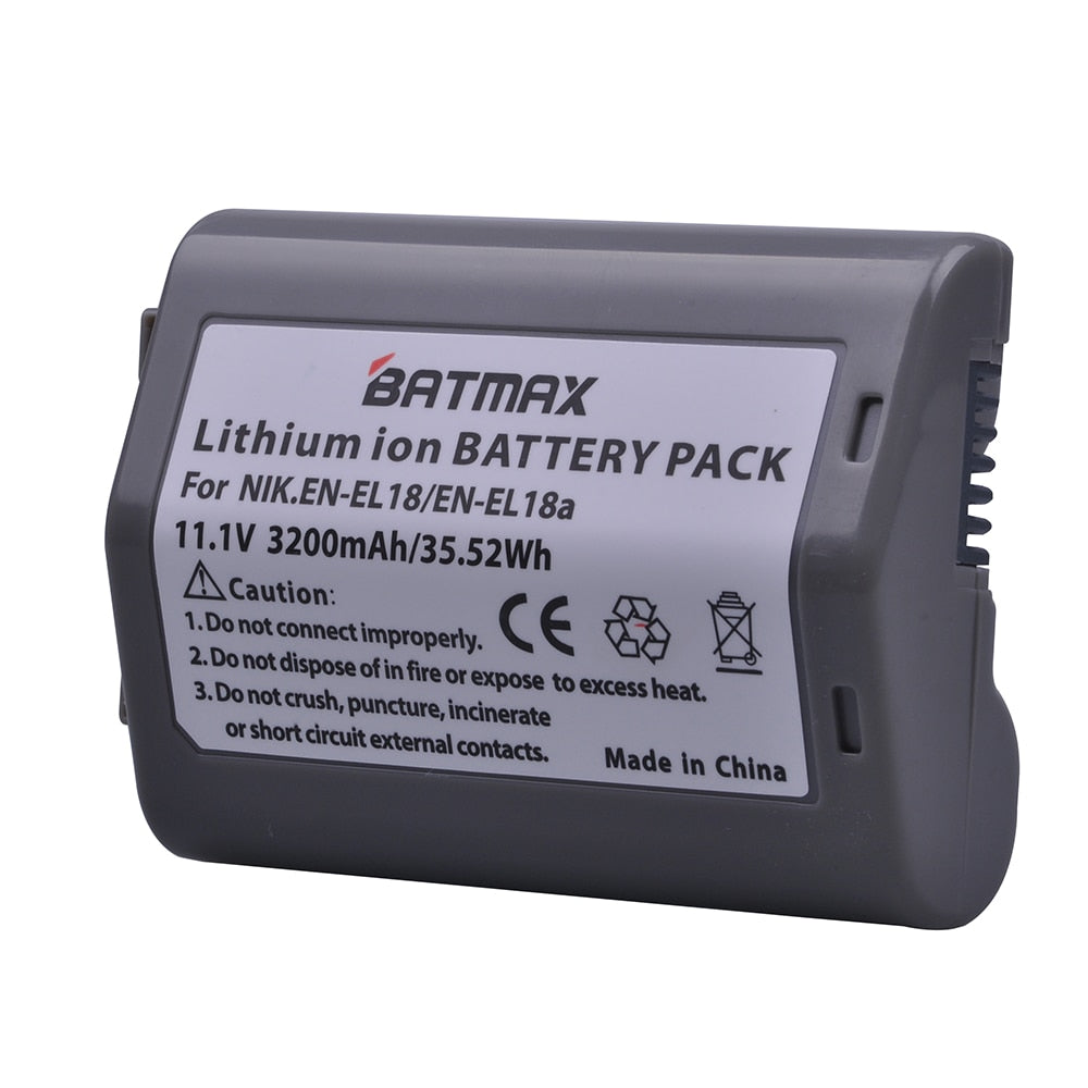 Batterie EN-EL18 Batmax pour Nikon D5 D4 D4S...