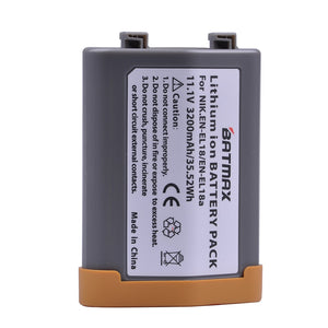 Batterie EN-EL18 Batmax pour Nikon D5 D4 D4S...