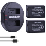 Chargeur double Batmax + 2 batteries génériques Batmax LP-E17 pour Canon 200D M6 760D 800D