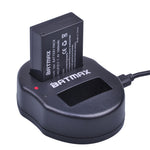 Chargeur double Batmax + 2 batteries génériques Batmax LP-E17 pour Canon 200D M6 760D 800D