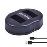 Chargeur double Batmax + 2 batteries génériques Batmax LP-E17 pour Canon 200D M6 760D 800D