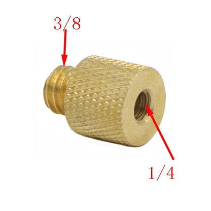 Vis 1/4" vers 3/8" Mâle vers Femelle adaptateur pour trépied vers reflex, trépied, éclairage