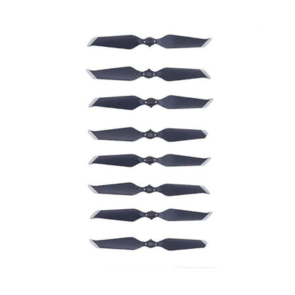4 paires d'ailes Puluz à faible bruit Or/Argent 8743F pour DJI MAVIC 2 PRO