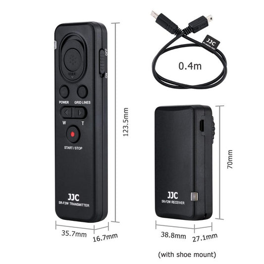 Télécommande JJC SR-F2W sans fil pour SONY a7III a7SII a7R a6300 a6500 ...