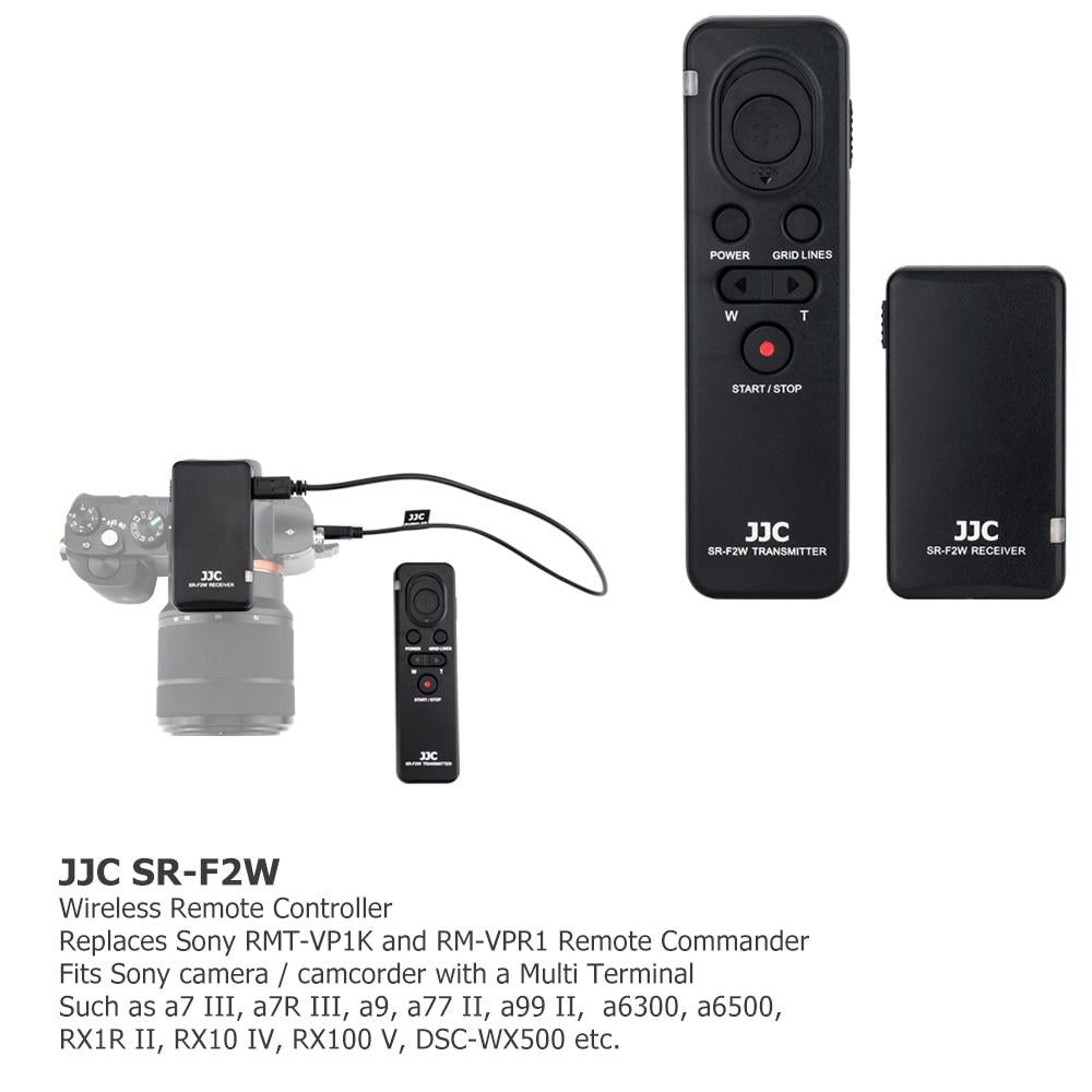Télécommande JJC SR-F2W sans fil pour SONY a7III a7SII a7R a6300 a6500 ...