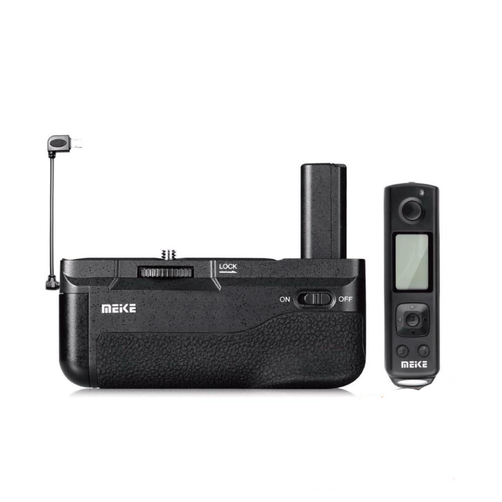 Grip générique professionnel haut de gamme MEIKE MK-A6500 pour Sony A6500 + télécommande 2.4G