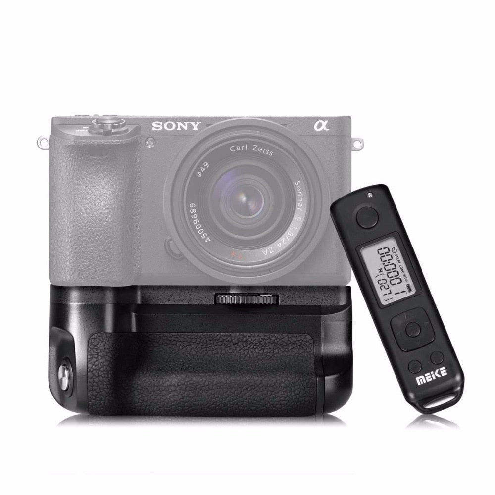 Grip générique professionnel haut de gamme MEIKE MK-A6500 pour Sony A6500 + télécommande 2.4G