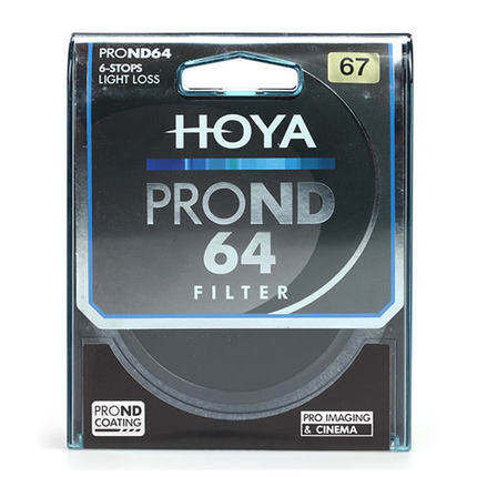 Filtre HOYA PRO ND 64 Ultra fin spécial cinéma 67 72 77 82 mm