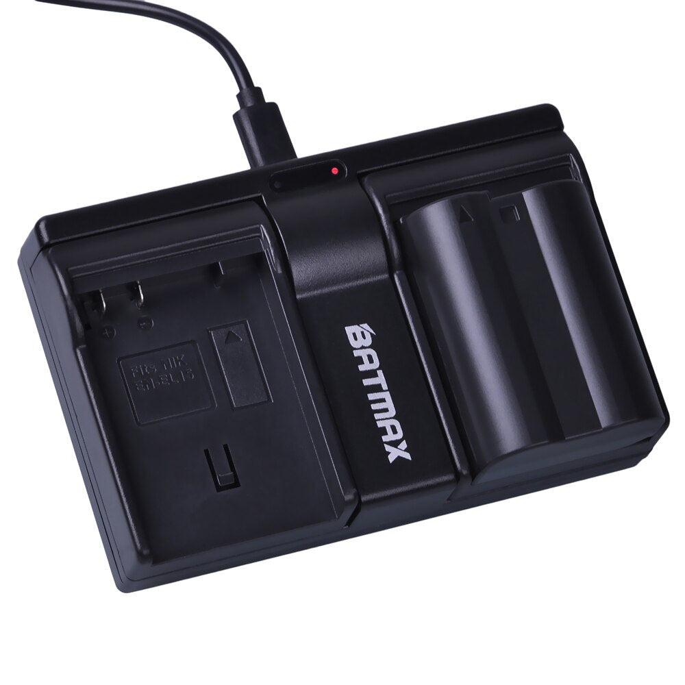 Chargeur double Batmax pour batterie EN-EL15 pour Nikon D750 D800...
