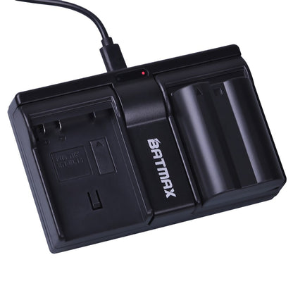 Chargeur double Batmax pour batterie EN-EL15 pour Nikon D750 D800...