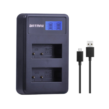 Chargeur Batmax haute qualité pour LP-E17 pour Canon 760D,T6i,M3 Kiss X8i 8000D...