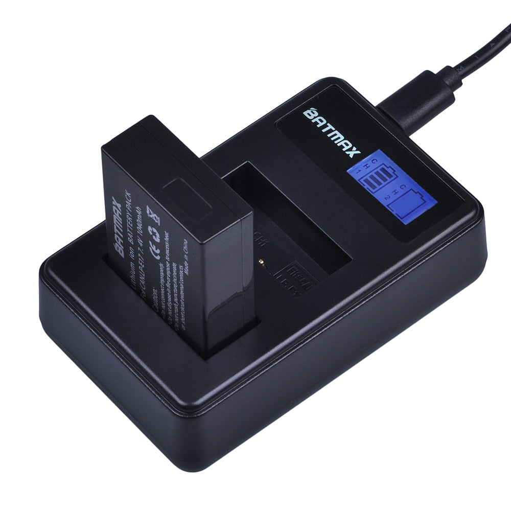 Chargeur Batmax haute qualité pour LP-E17 pour Canon 760D,T6i,M3 Kiss X8i 8000D...