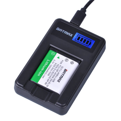Chargeur Batmax haute qualité pour batterie Olympus LI 40B LI-42B pour FUJI NP-45,45A,45S EN-EL10...