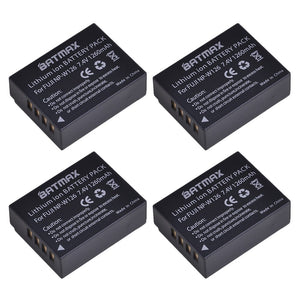 Chargeur + batteries*4 Batmax Haute qualité NP-W126 pour Fuji X-Pro1 X-T1, HS30EXR HS33EXR...