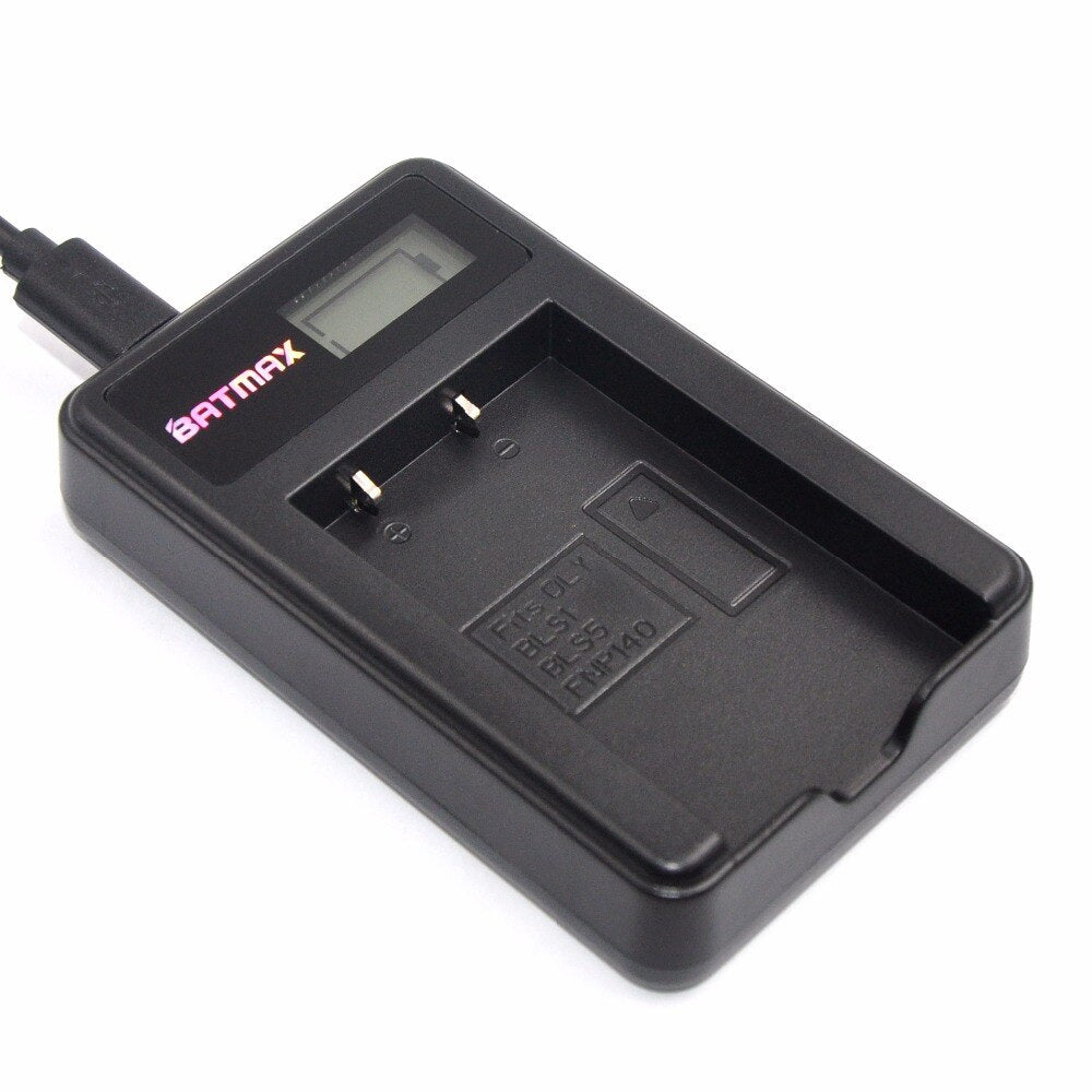 Chargeur Batmax haute qualité pour batterie BLS 1 pour Olympus E400,E620,E-P1E-P2...