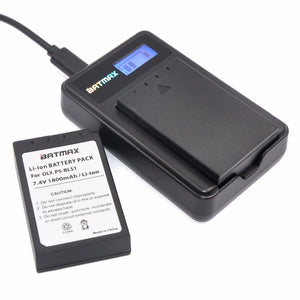 Chargeur Batmax haute qualité pour batterie BLS 1 pour Olympus E400,E620,E-P1E-P2...