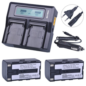 Chargeur Batmax haute qualité pour batterie Topcon BT 65Q pour GTS 900 et GPT 9000...