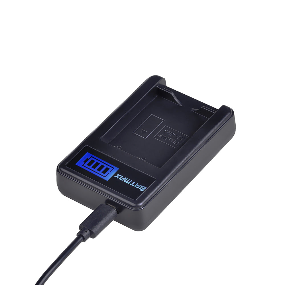 Chargeur Batmax NP-W126 haute qualité pour batterie NP-W126 pour Fuji HS50,XE1,X-Pro1,XM1,X-T10...