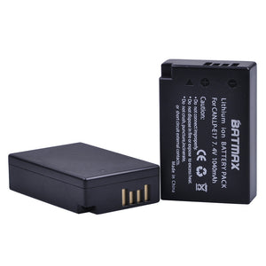 Batterie Batmax LP-E17 *2 haute qualité pour Canon M5,760D,8000D,750D,Kiss X8i...