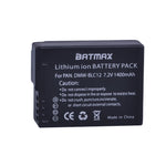 Batterie Batmax haute qualité DMW-BLC12 pour Panasonic FZ1000, FZ200, FZ300, G5, G6, G7,GH2,DMC-GX8