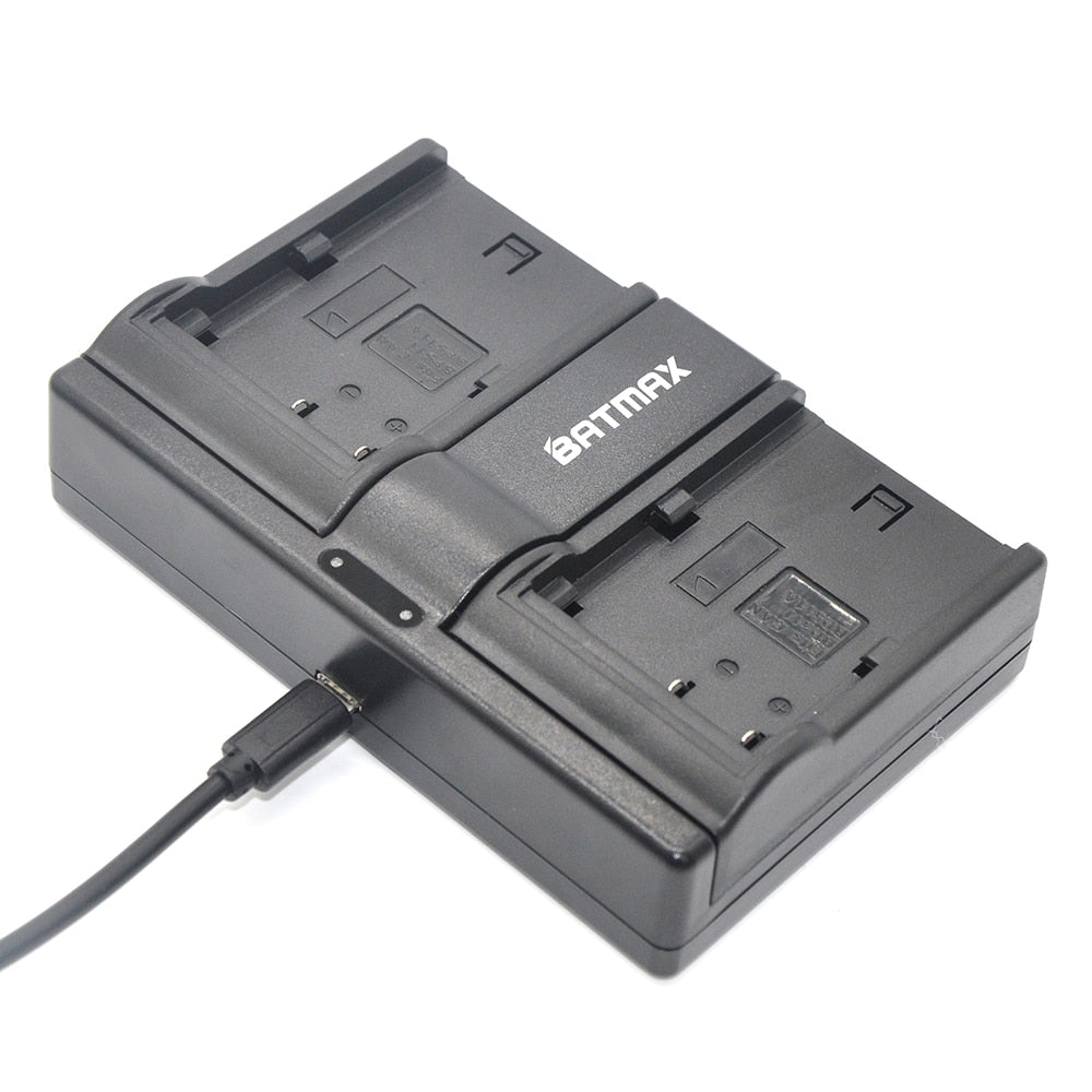 Chargeur double Haute qualité Batmax + 2 batteries BP-511A Batmax pour Canon G6 300D 50D 5D...