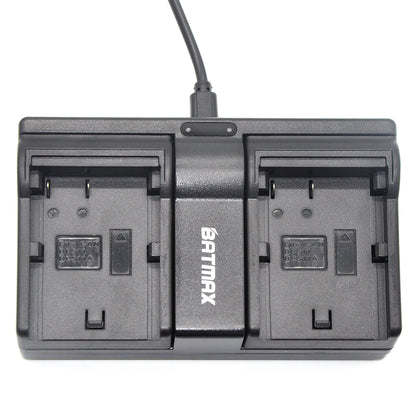 Chargeur double Haute qualité Batmax + 2 batteries BP-511A Batmax pour Canon G6 300D 50D 5D...