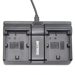 Chargeur double Haute qualité Batmax pour batterie BP-511A pour Canon G6 300D 50D 5D...