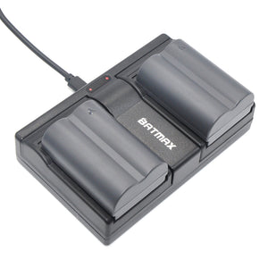 Chargeur double Haute qualité Batmax pour batterie BP-511A pour Canon G6 300D 50D 5D...