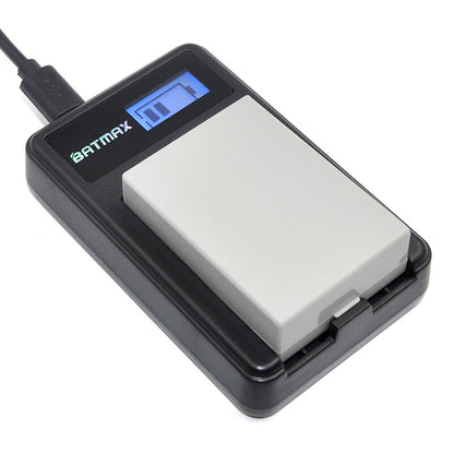 Chargeur Batmax haute qualité pour batterie LP-E8 pour Canon EOS 650D,700D,X7i,T3i...
