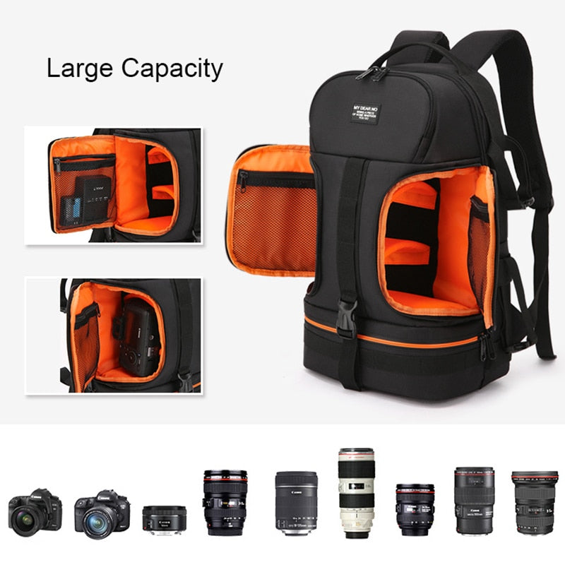 Sac à dos Reago 180308 tissu oxford hermétique pour tout type de reflex objectifs...