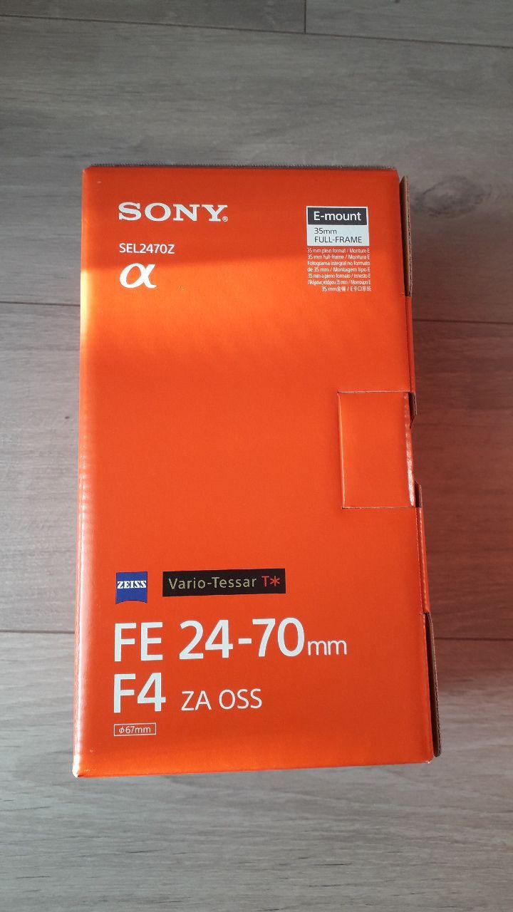 Sony FE 24-70 mm F4 ZA OSS neuf + facture + garantie